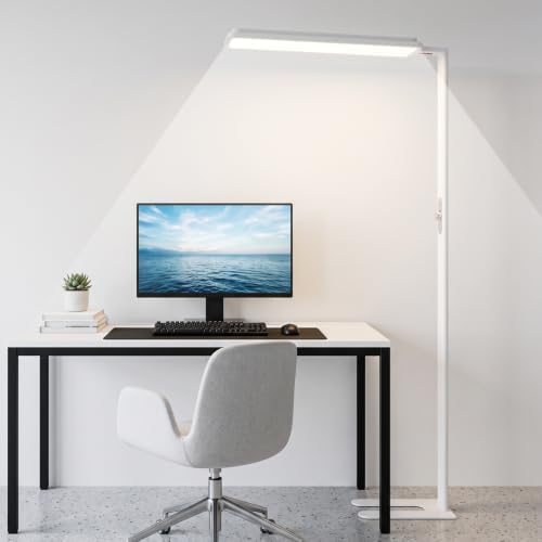 LED Floor Lamp 68inch Standing led Desk Light Eye-Caring Reading Study