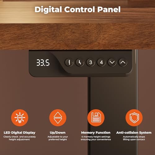 79''x31''Dual Motor Adjustable Large Standing Desk for Home Office