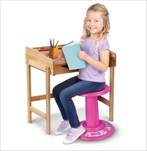 JAKKS Pacific Kid's Minnie Mouse Wiggle Stool Wobble Stools for Seating - Active Learning Stool for Kids, Sitting Balance Chair, Kids Stand Up Stool, Seating Wobble Chair
