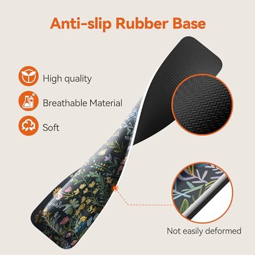 TECKNET Wrist Rest for Computer Keyboard Ergonomic, 1 in Thick, 17x3.3 in