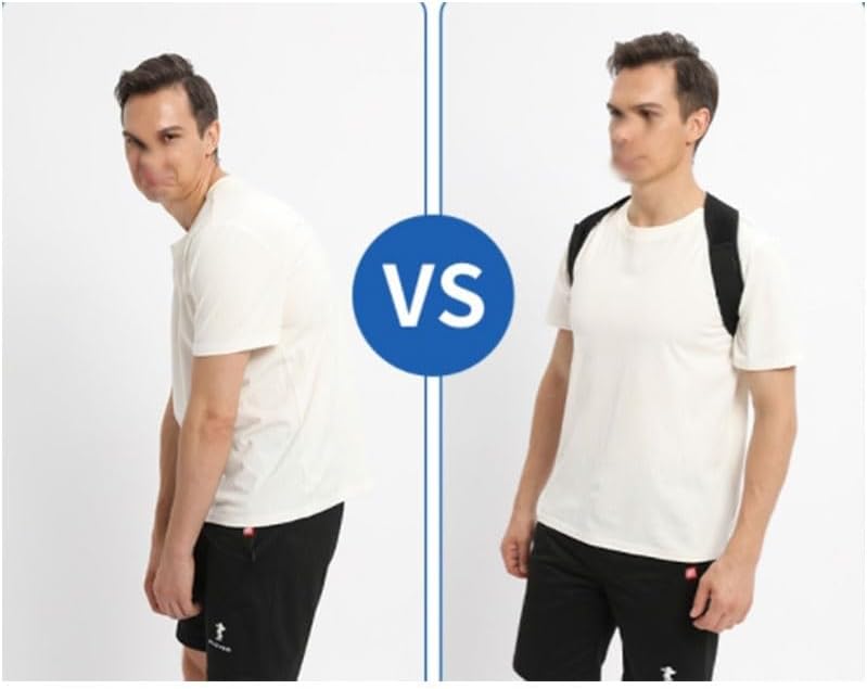 Correction Belt Anti-hunchback Sitting Posture Corrector Invisible Clavicle (D,Medium)