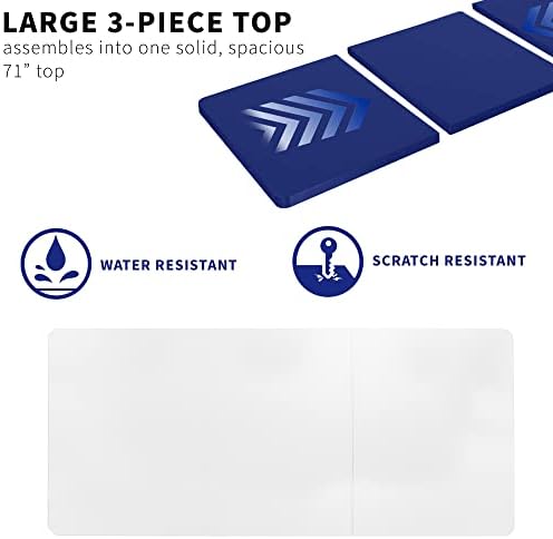 VIVO White 71 x 36 in Table Top, DESK-TOP72-36W