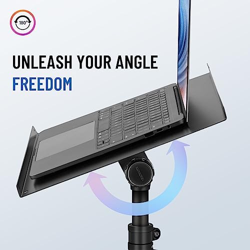 CAHAYA Projector Stand Tripod Adjustable Height Portable Laptop Rack Tray