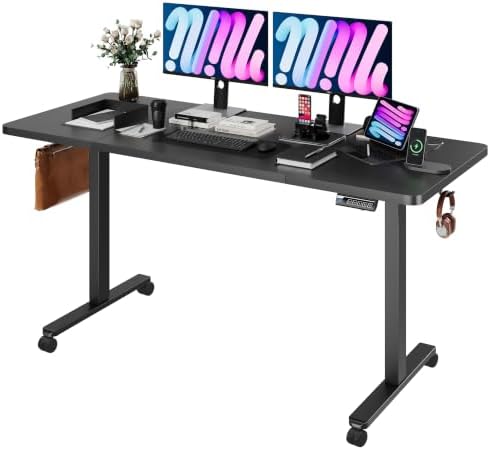 Monomi Electric Standing Desk 63"x28"Height Adjustable Sit Stand Desk