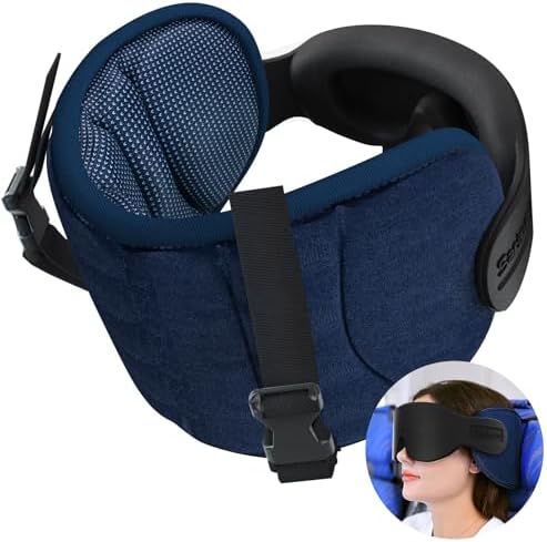 SARISUN Travel Pillows for Airplanes, Stable Head Support, Travel Essential