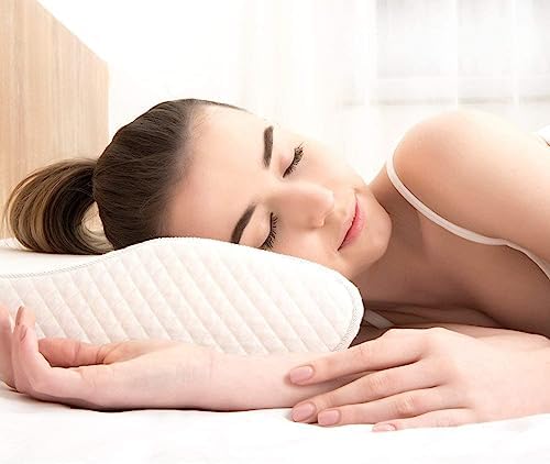 EPABO Contour Memory Foam Pillow Orthopedic Sleeping Pillows, Ergonomic Cervical Pillow for Neck Pain - for Side Sleepers, Back and Stomach Sleepers, Free Pillowcase Included (Firm & Queen)