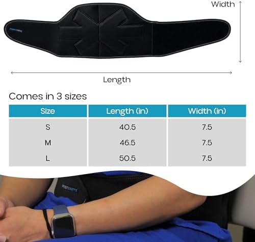 Trigger Point Support Brace – Adjustable Lower Back Support & Posture Corrector Belt with Removable Trigger Point Balls, Core & Spine Support, Large