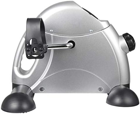 F2C Portable Exercise Bike Pedal for Leg and Arm, Mini Bike Fitness Peddler Rehab Equipment with Digital Monitor, Stationary Cycle for Office Home Under Desk