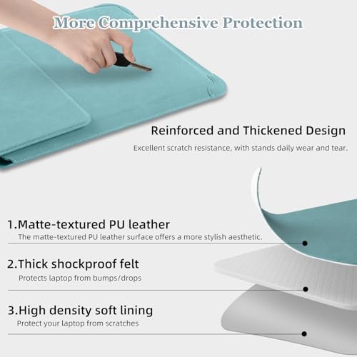 13-14 Inch Protective Laptop Sleeve with Stand, for MacBook Pro/MacBook Air