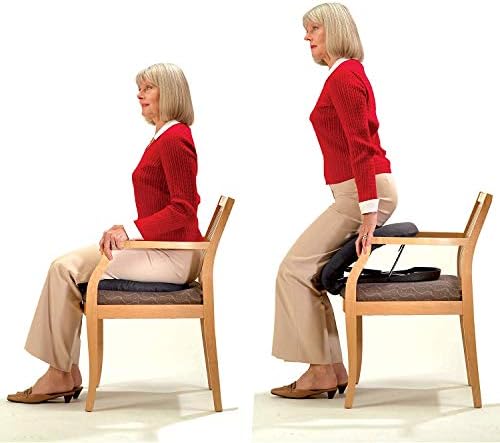 Carex Upeasy Seat Assist Plus - Portable Self-Powered Lifting Seat Cushion for Chairs, 70% Weight Support up to 340 lbs. - Lift Assist for Seniors and Mobility Support