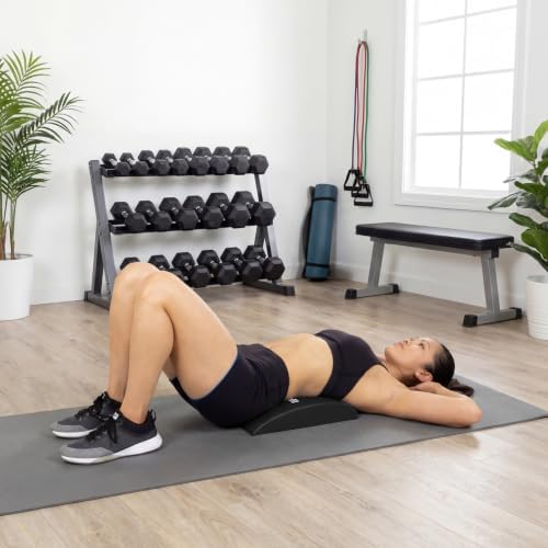 ProsourceFit Abdominal Ab Mat 15x12, High Density Core Trainer for Workouts, Conditioning, Posture Support, and Crunch Exercises; Home Fitness Equipment