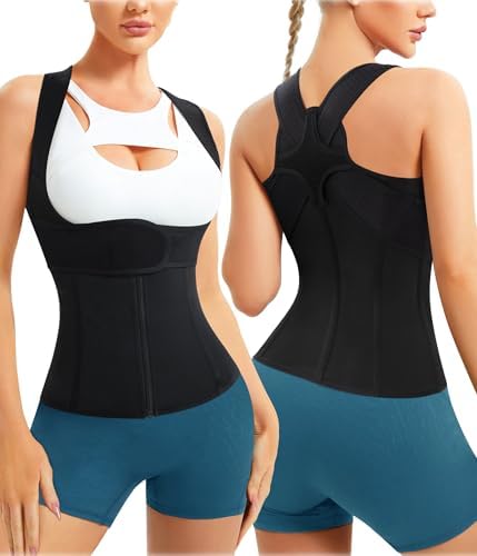 URSEXYLY Back Brace For Women Waist Trainer Adjustable Posture Corrector