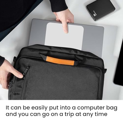 Small Mouse Pad 6 x 8 Inch, Horizontal and Vertical Flexible use. Great for Traveling, Wireless laptops, Keyboard Trays, Offices, etc. (Grey)