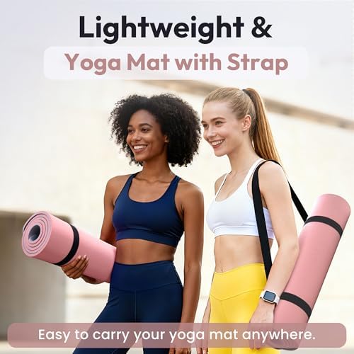 Umineux Non Slip Yoga Mat 72"x24" Exercise & Fitness Mat For Women and Men