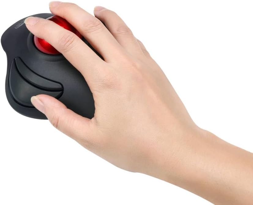 Adesso iMouse T40 Wireless Ergonomic Finger Trackball Mouse