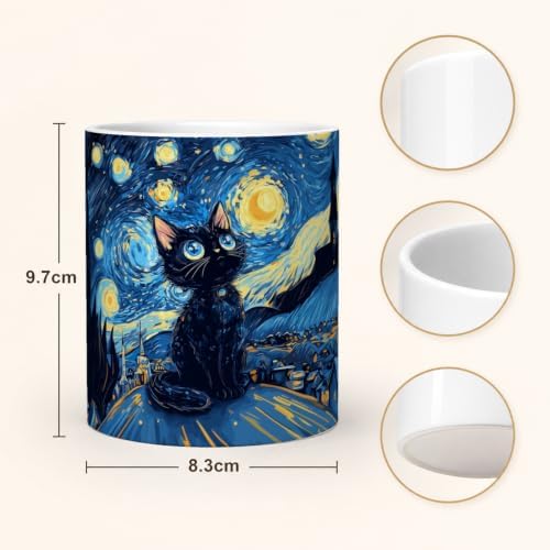 Pen Holder for Desk Ceramic Pencil Cup, Cute Makeup Brush Desk Organizer, Desk Accessories, School Supplies, Teacher Appreciation Gifts, Birthday Christmas Gift for Women (Blue)
