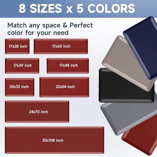 4/5 Inch Thick Kitchen Mats for Floor, StepRite Kitchen Rug for Standing
