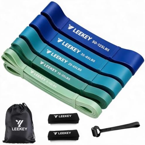 LEEKEY Resistance Bands Set for Pull Up Assistance & Exercise