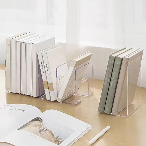 Purse Organizer for Closet, Clear Acrylic File Organizer, Desk File Holder for Book, Document, Envelopes, Binder, Mail, Handbag (2Pcs)