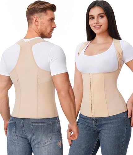 YERKOAD Back Brace for Women Breathable Back Straightener Posture Corrector