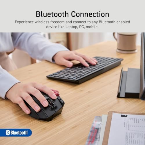 ELECOM EX-G Pro Trackball Mouse Wireless, Ergonomic, Thumb Control