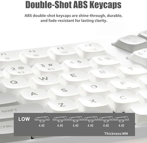 Ergonomic Mechanical Keyboard with Smart Screen & Volume Roller