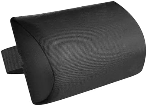 Chaise Lounge Neck Support Pillow with Adjustable Strap,Ergonomic Headrest Pillow Portable Bolster Cushion for Patio Backyard Beach Pool Garden Recliner (Black)