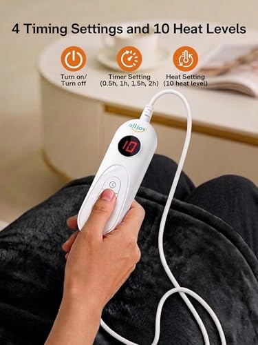 ALLJOY Heating Pad for Neck and Shoulders and Back Pain Relief