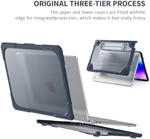 Batianda Heavy Duty Case for MacBook Neo 13 Inch 2026, Indigo