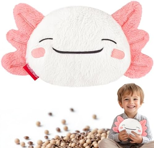 Cute Axolotl Microwave Heating Pad for Pain Relief Moist Heat Pack