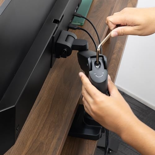 Desky Heavy Duty Ultrawide Monitor Arm Space Grey