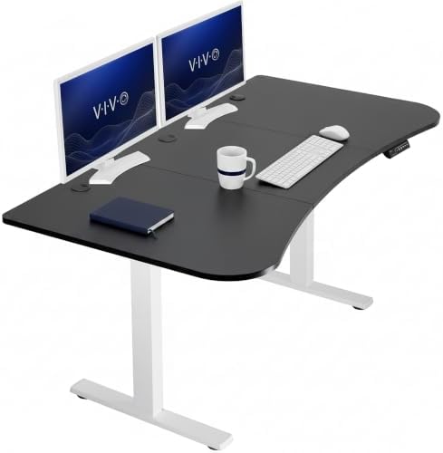 VIVO Black 63 x 32 in Standing Desk, DESK-KIT-1W1B