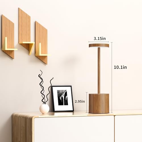Cordless Table Lamp Rechargeable,Battery Powered LED Outdoor Table Light
