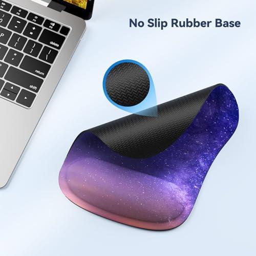TECKNET Ergonomic Mouse Pad with Wrist Support