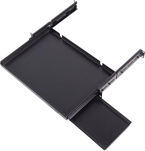 Vertical Cable Sliding Keyboard Shelf for 16" Keyboards - 19" Rack-Mountable - 2U Rack Space