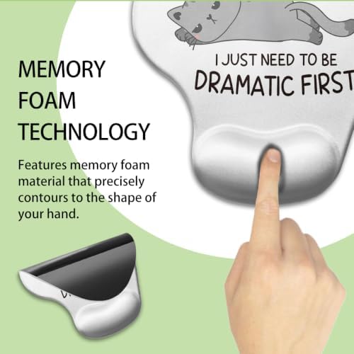 iRudyard 2Pcs Rubber Coasters Mouse Pad Wrist Support Pu Does Not Fade