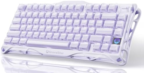 GravaStar Mercury K1 75% Wireless Mechanical Gaming Keyboard RGB Backlit