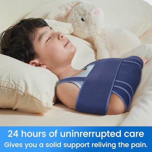 Velpeau Arm Sling for Sleep, Shoulder Immobilizer for Kids, Boys, Girls, XS