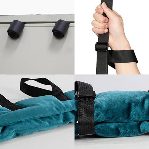 Portable Cervical Traction Harness Neck Stretcher for Home-Adjustable Neck Traction Strap for Neck Fatigue Relief for Adults (Over Door Design)