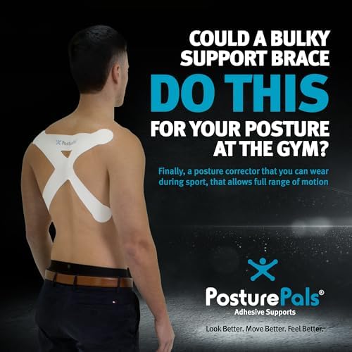 Adhesive Postural Support, X Shape, Large, Pack of 5