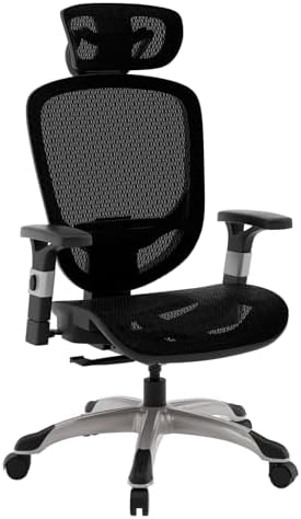 Staples Hyken Ergonomic Mesh Task Chair, Lumbar Support, Swivel, Black