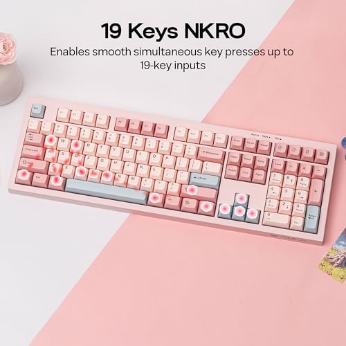 MechLands Aula S102 Membrane Gaming Keyboard w/Number Pad, 100% Full Size