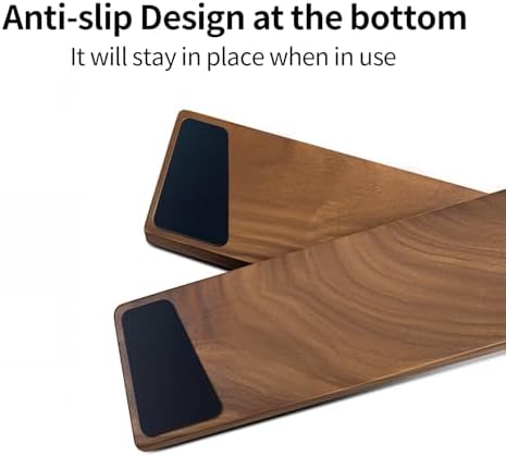 Ergonomic Wooden Wrist Rest Support for 87 Key Mechanical Keyboard