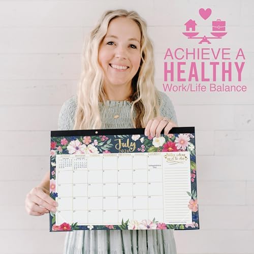 Large Desk Calendar 2026 - Desktop Calendar 2026-2027