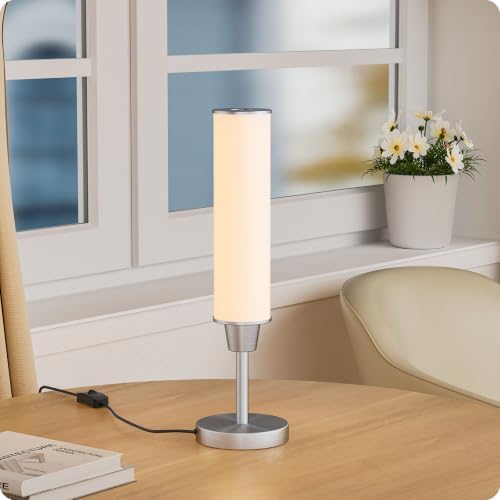 Nukanu Table Lamp with Remote, Nickel