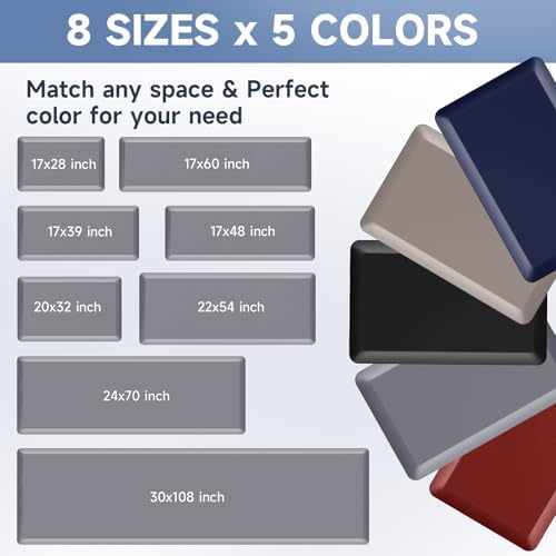 4/5 Inch Thick Kitchen Mats for Floor, StepRite Kitchen Rug for Standing