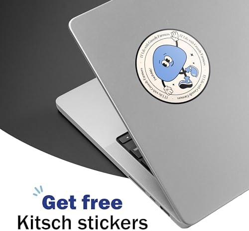 GREEDY FARMERS Mouse pad, Non-Slip Washable Waterproof Computer Mouse pad (Smurf Blue)