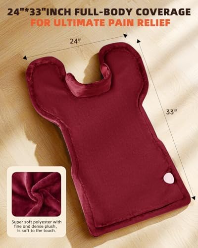 Ultra Hot Graphene Heating Pad for Neck Shoulders and Back