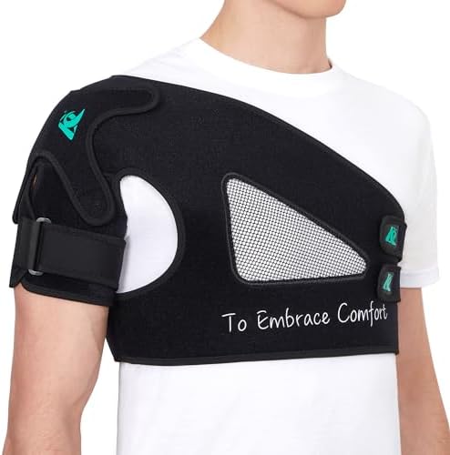 KD Shoulder Brace for Rotator Cuff, AC Joint Relief (Left Shoulder, Small)