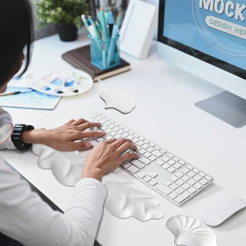 Ergonomic Keyboard Wrist Rest, Leaf Shape Wrist Rest for Computer Keyboard